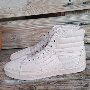 Vans Women's High-Top Sneakers - Cream